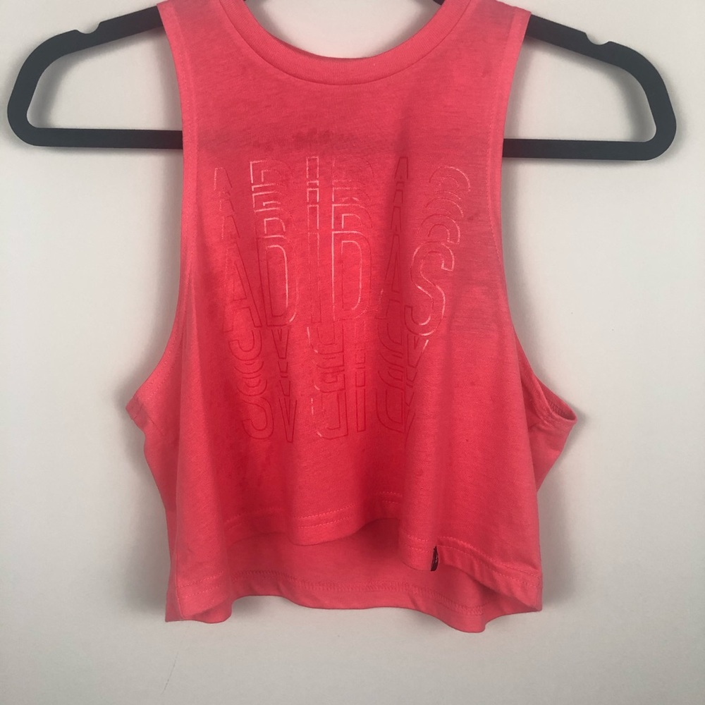 Adidas peach colored Muscle Tee
